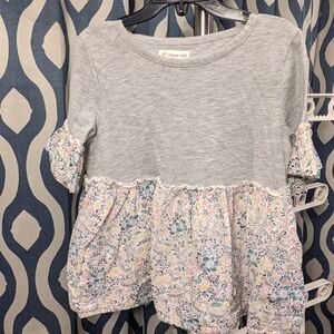 Tucker + Tate top gray floral 7